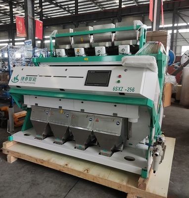 Scivoli bianchi della macchina 4 del selezionatore di colore del riso del nero di Brown della telecamera CCD 256 canali