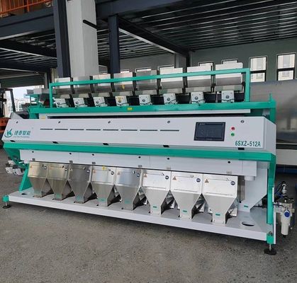 8 scarichi Intelligente Rice Color Sorting Machine 220V / 50HZ