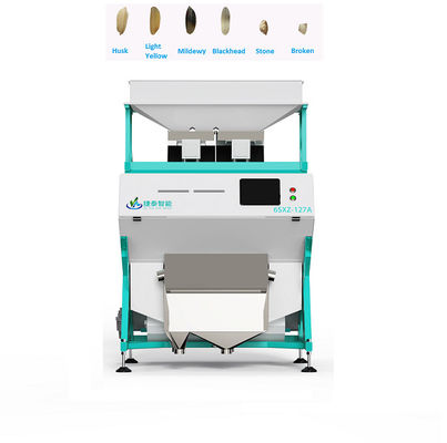 Piccola macchina del selezionatore di colore del riso del grano dell'arachide del cereale dei fagioli del grano intelligente