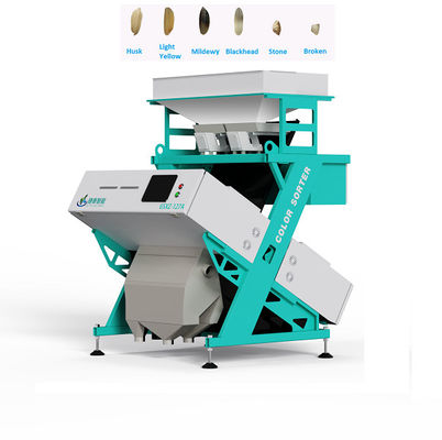 Piccola macchina del selezionatore di colore del riso del grano dell'arachide del cereale dei fagioli del grano intelligente